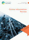ONLINE INFORMATION REVIEW雜志封面